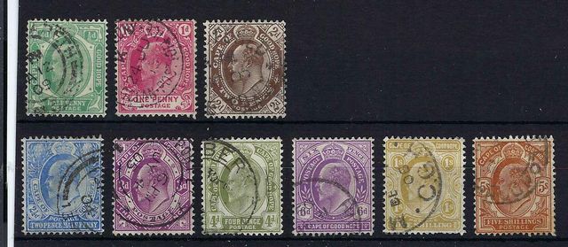 Image of South African States ~ Cape of Good Hope SG 70/8 FU British Commonwealth Stamp